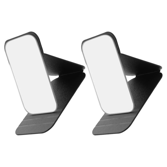 unbranded 2pcs Travel Makeup Mirror Compact Portable Vanity Mirror Foldable Mirror For Desk Dormitory Space-Saving Tabletop Vanity Mirror For Bedroom