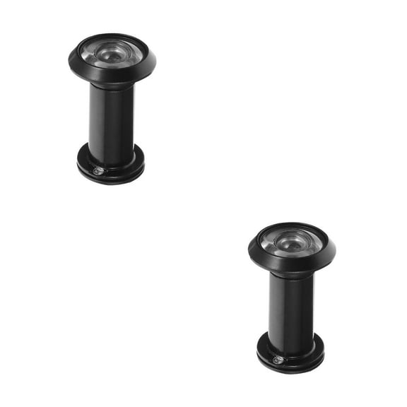 unbranded 2pcs Zinc Alloy Door Viewer Glass Lens Door Peephole Security Peephole with Privacy Cover