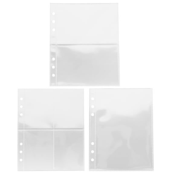 unbranded  3 Books Photo Album DIY Scrapbook Supplies Multi-grid Loose-leaf Inner Core