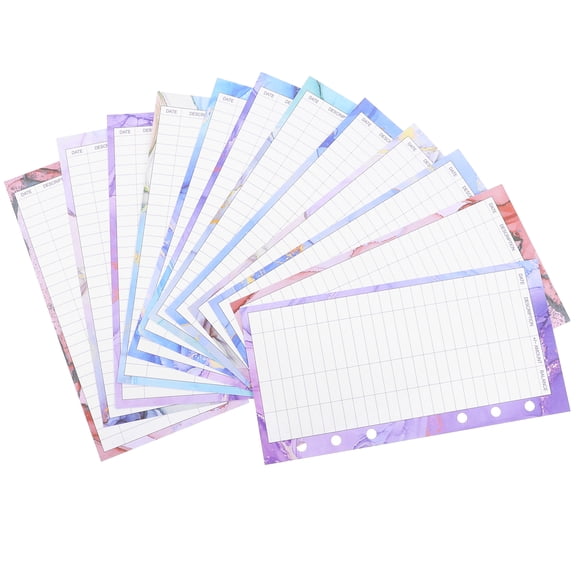 unbranded 3 Books of Portable Budget Sheets Daily Budget Planners Household Budget Pads Plan Accessory