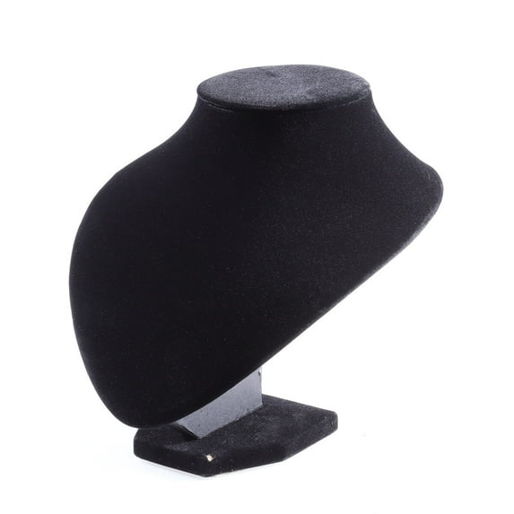 GOOHOCHY Jewelry Bust Stands Lint Classic Style for Home Use 1Pcs 7.9x7.9x7.4In