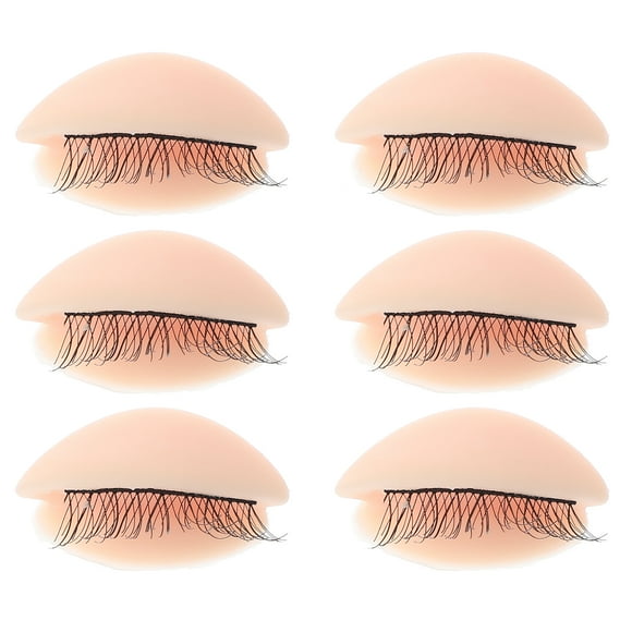 unbranded 3 Pairs Clear Mascara Wispy Removable Eyelids Eyelash Extension Model