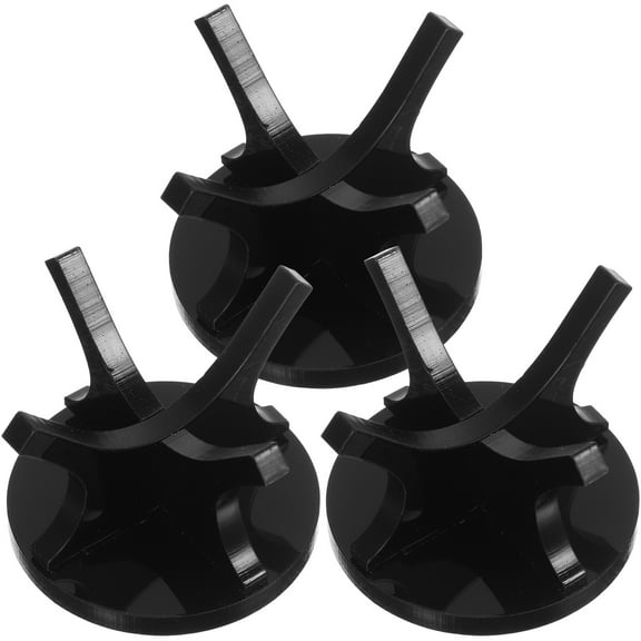unbranded 3 Pcs Baseball Bracket Display Stand Golf Holder Brackets Black