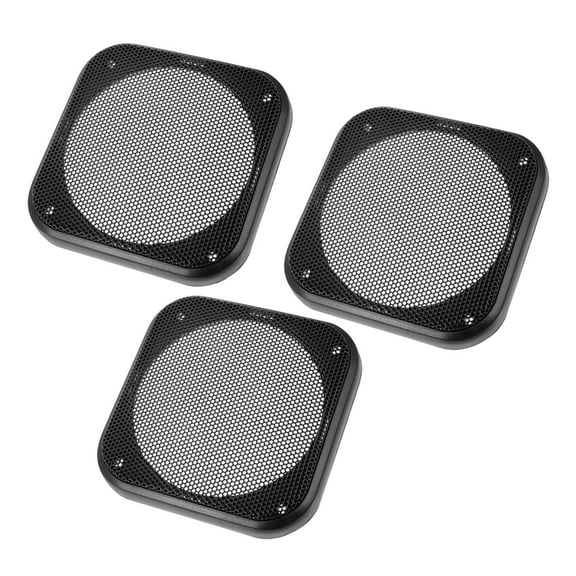 unbranded 3 Pcs Outdoor Speaker Covers Weatherproof Replacement Black
