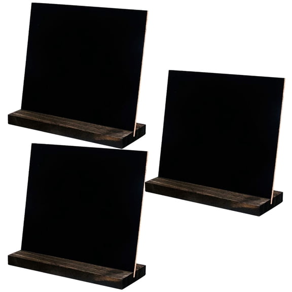 VERDANVERSE Message Boards Small Blackboard Wooden Business Owners Parties 3pcs