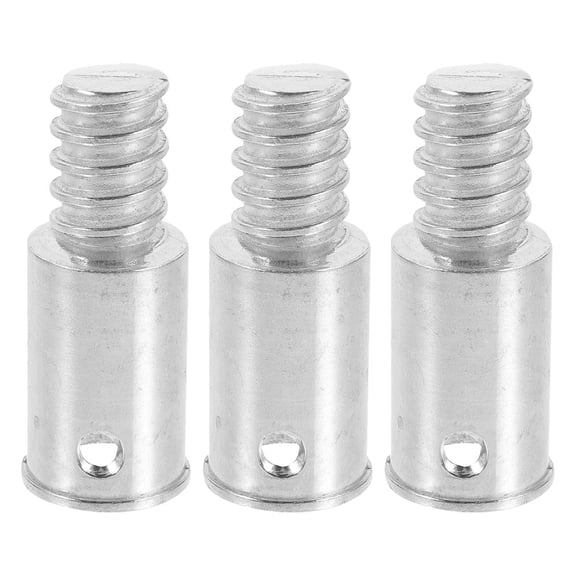 LITINKIMI Broom Handle Replacement Thread Tip Aluminium Alloy 3Pcs for Secure Threaded Design
