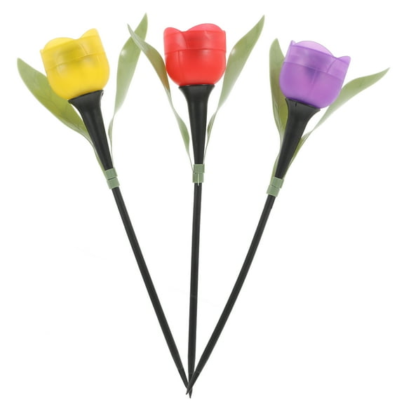 unbranded  3 Pcs Garden Solar Light Outdoor IP Waterproof Grade Lights