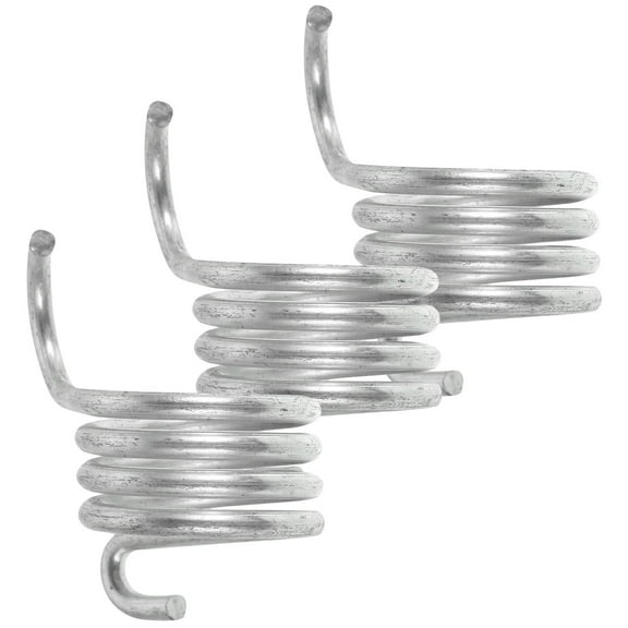 unbranded 3 Pcs Golf Cart Pedal Spring Metal Return Kit Ruler Throttle Silver