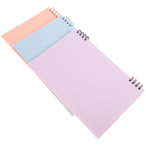 unbranded 3 Pcs Graph Paper Notebook Notebooks for Taking Spiral Smooth Writing Work