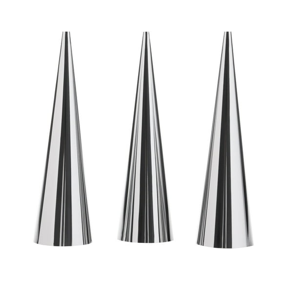 unbranded 3 Pcs Hair Tie-up Hairband Removal Headband Puff Pastry for Seat Hanger Silver