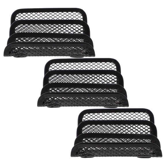 3Pcs Name Card Stand Organizing Rack Business Cards Base Organizer