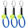 thumbnail image 1 of unbranded 3 Pcs Lanyard Chain Tennis Keychain 9.00X3.50X0.60CM Blue, 1 of 8