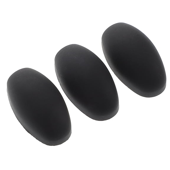 FONDOTIN Black Plastic Thumb Rest Pads for Saxophone & Flute - 3 Pcs Instrument Accessories