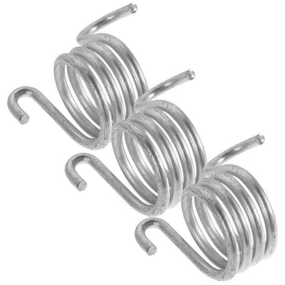 unbranded 3 Pcs Metal Pedal Return Spring Throttle Golf Cart Barrel Tires Silver