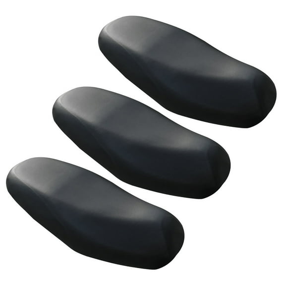 unbranded 3 Pcs Motorcycle Seat Cover Gel for Bike Moped Accessories Black