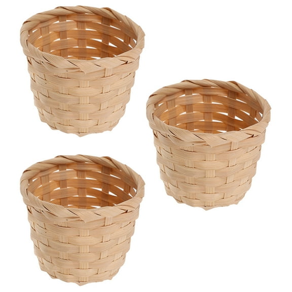 unbranded  3 Pcs Multipurpose Basket Woven Storage Practical