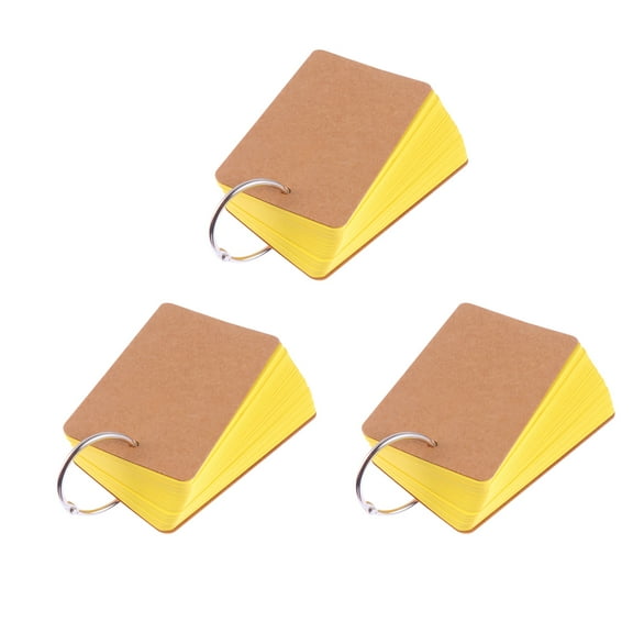 unbranded  3 Pcs Creative Note Pads Memo Notepad Card Communication Highlighters Yellow