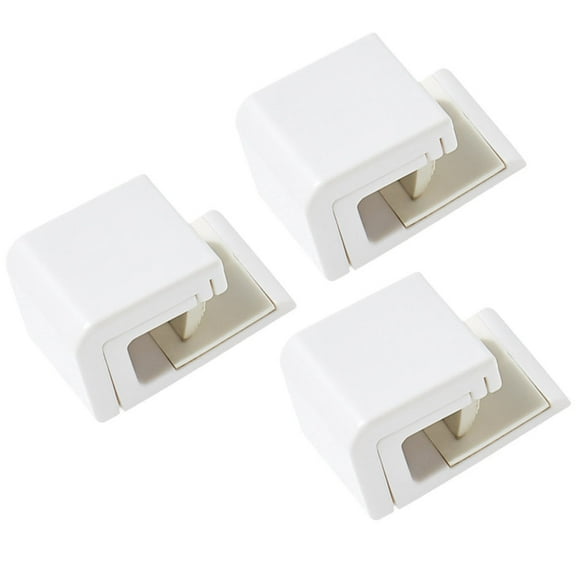 unbranded 3 Pcs Toothpaste Holder Tube Squeezer Toothbrush Holders White