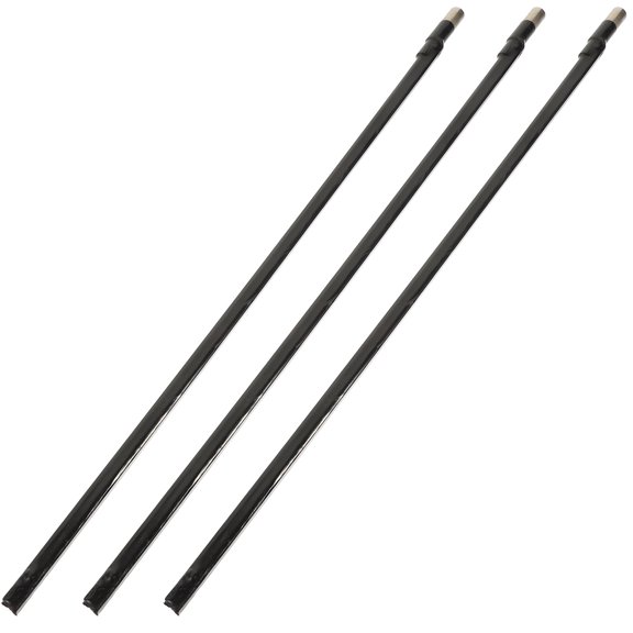 unbranded 3 Pcs Tuners Guitar Tuning Rod Iron Bidirectional Truss Rod 38x0.9x0.9cm Black