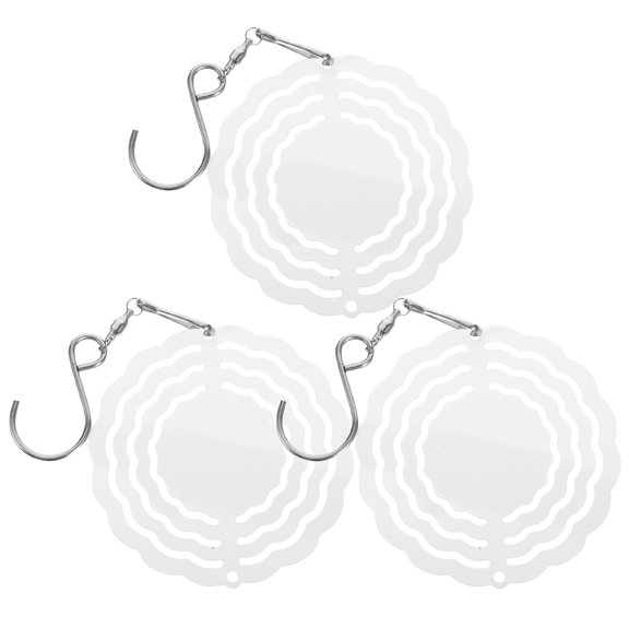 unbranded  3 Pcs Wind Spinners Sculptures Dye Sublimation Chimes