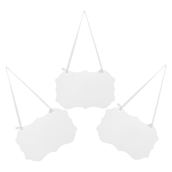 unbranded  3 Pcs Window Stickers Acrylic Blank Sign Bridegroom