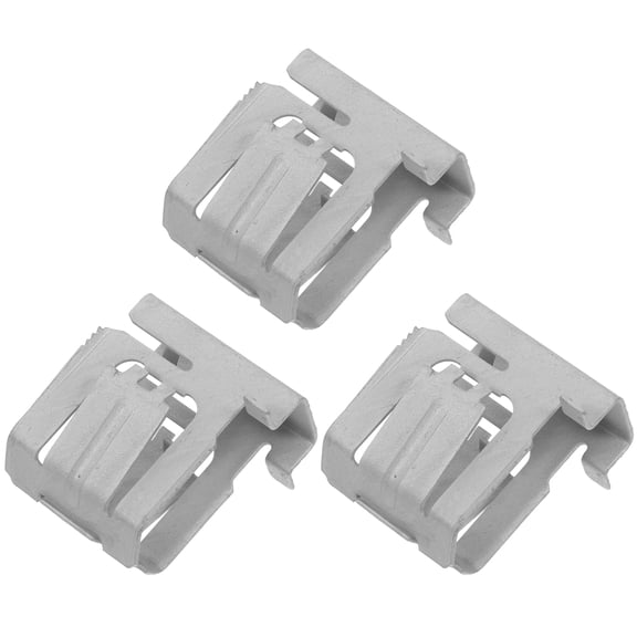 Hytrove 3pcs Silver Rack Clamp Solar Panel Rack Clip Stainless Steel for Reliable Household Use