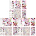 thumbnail image 1 of unbranded 3 Pieces Stick on Earrings Glitter Rhinestone Stickers 1.20X1.20X0.10CM, 1 of 8