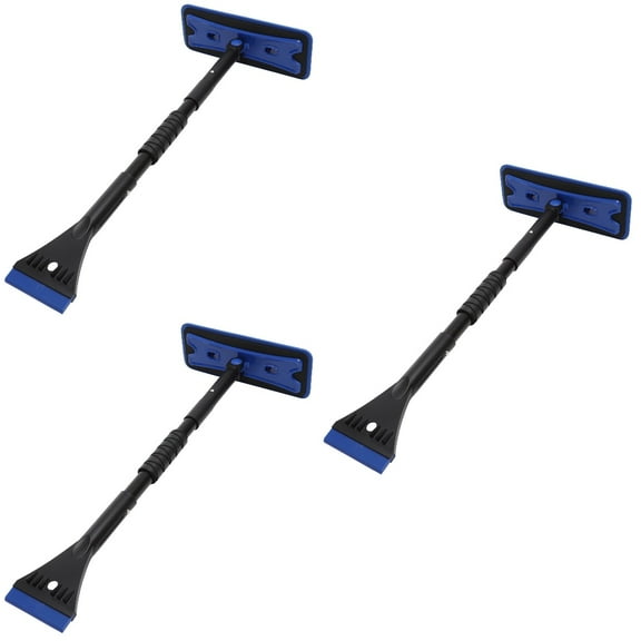 unbranded 3 Sets  Car Windshield Ice Scraper Extendable Snow Brush Snow Broom Scraper Winter Cleaning Tools