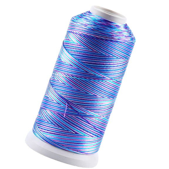 unbranded  3 Strand Braided Cord Cotton DIY Rope Macrame Embroidery Threads Blue