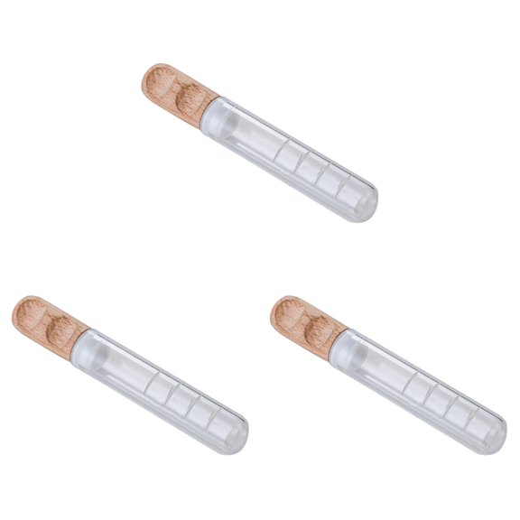 unbranded 3 pcs Household Wooden Cork Tea Tube Shape Tea Cup Infuser Strainer