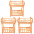 thumbnail image 1 of unbranded 3 pcs  Multi-function Kitchen Storage Rack Practical Double-layer Dish Draining Rack, 1 of 8