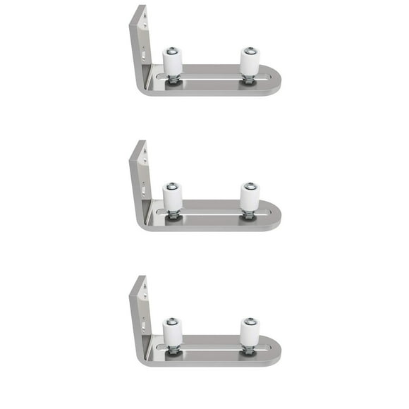 unbranded 3 pcs Practical Floor Guide Stop Sliding Door Swing Stop Barn Doors Swing Stopper