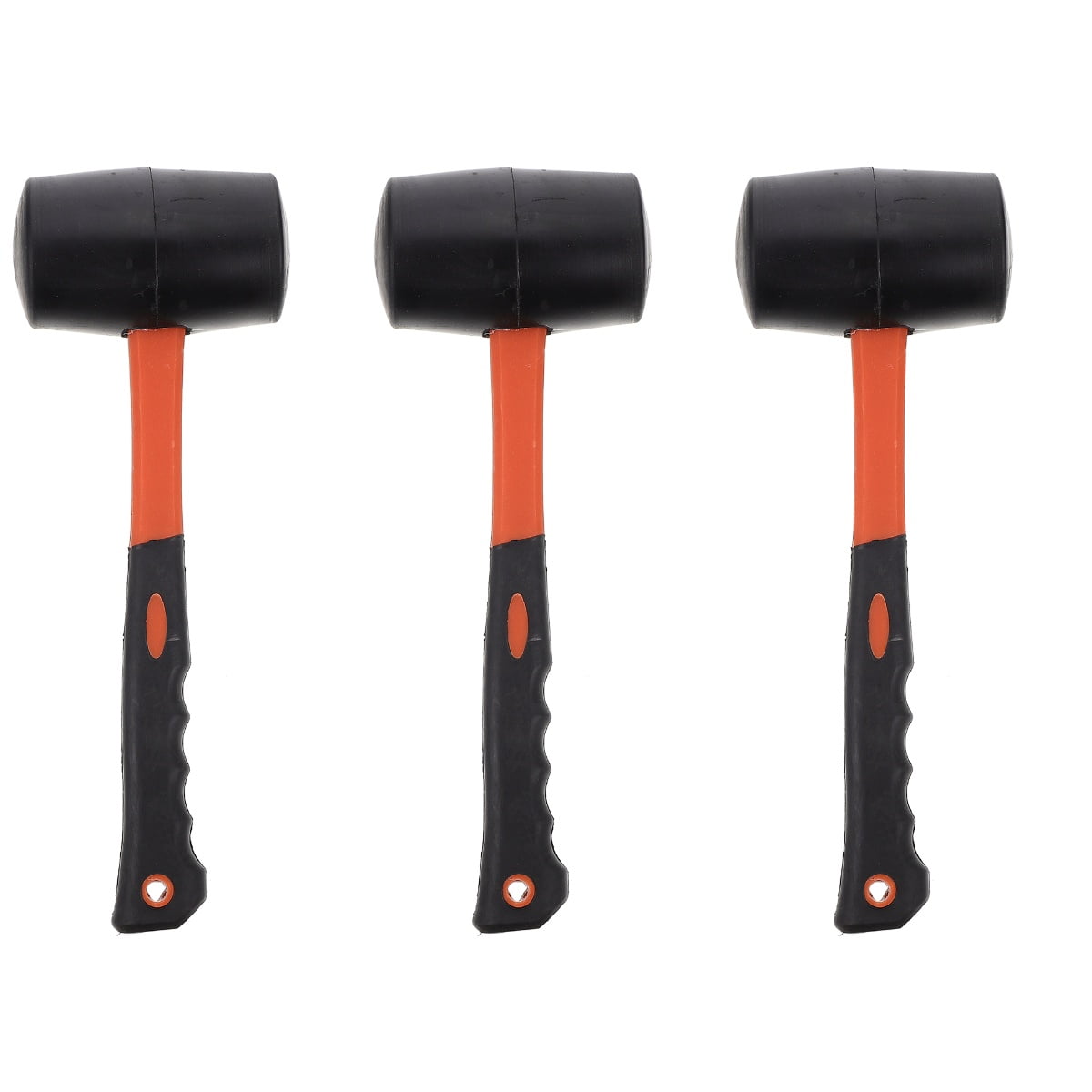 unbranded 3 pcs  Rubber Mallet Hammer Nonslip Handle Mallet Tile Installation Hammer Tool