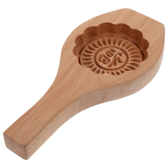 YSNOOWE Wooden Moon Cake Mould Easy to Clean Baking Tool for Kitchen 3Pcs