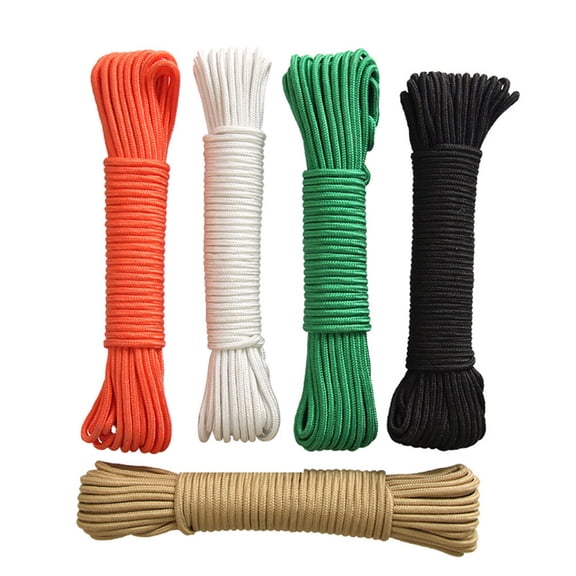 unbranded  30 M Weather Resistant Rope Clothesline Van Awning Tarp Poles