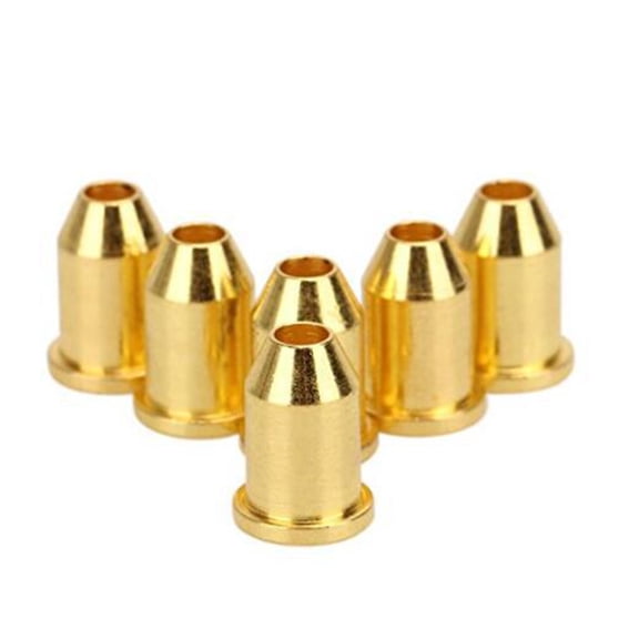 unbranded 30 PCS String Ferrules Guitar Child 0.65X0.80X1.00CM Golden