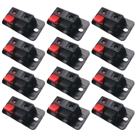 Luxshiny Iron Connector Terminal for Speaker Connection 30Pcs
