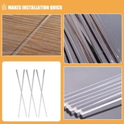 LITINKIMI Acrylic Dowel Rods For Diy Crafts Transparent 30Pcs For Home Decor