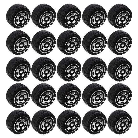 unbranded 30 Pcs Kids Toys Toy Car Tires Child 3.45X3.45X1.55CM