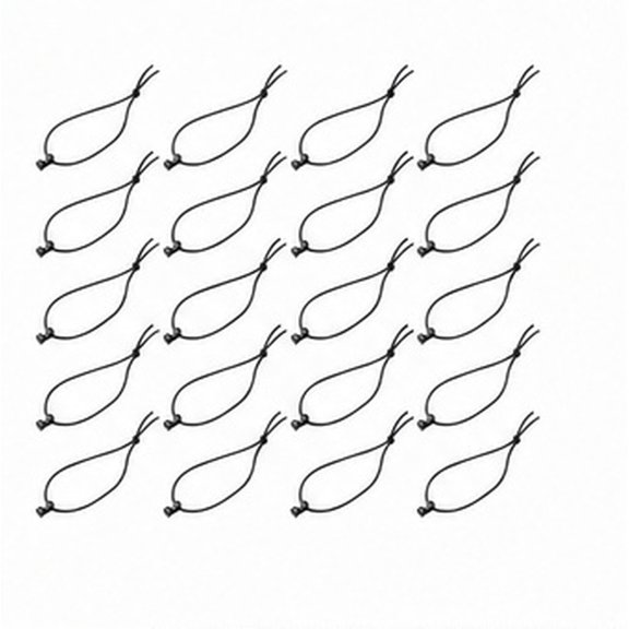 Luxshiny Nylon Coil Clamps, Outdoor Ribbon Clips for Secure Straps, 30Pcs