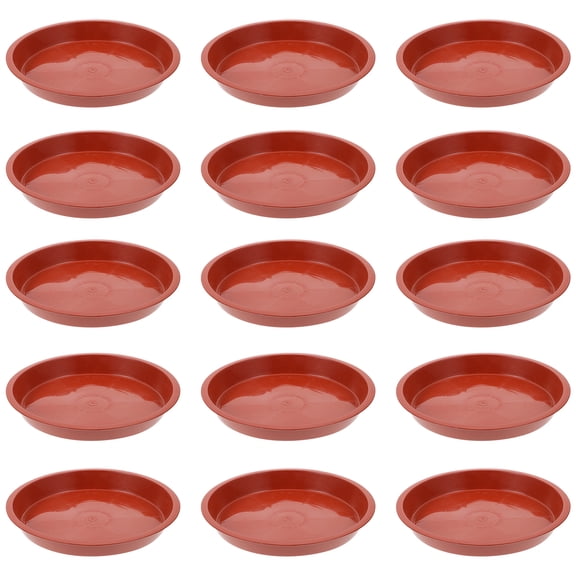 unbranded 30 Pcs Round Plant Flat Side Tray Mat Pot Succulent Miss