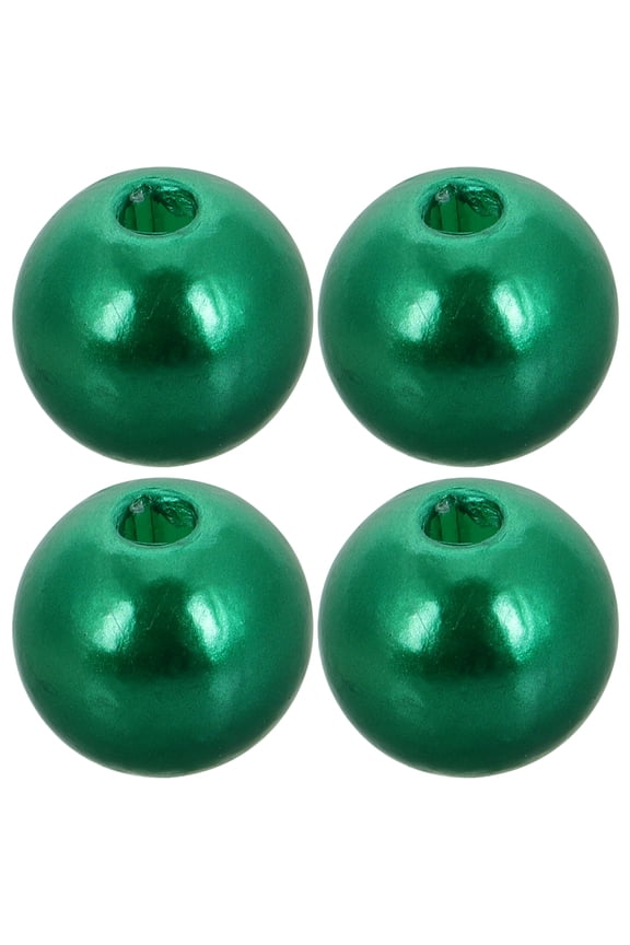 300 Pcs Beads for Jewelry Making Production Supplies Hole-friendly Key Chain Green