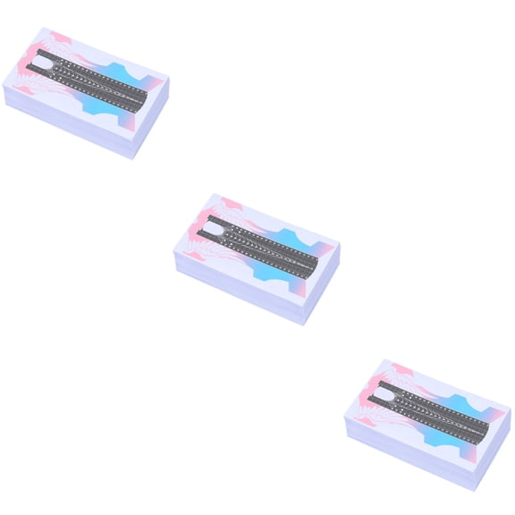 unbranded 300 pcs  Nail Art Forms Sticker Nail Extension Paper Holders DIY Nail Shape Stickers