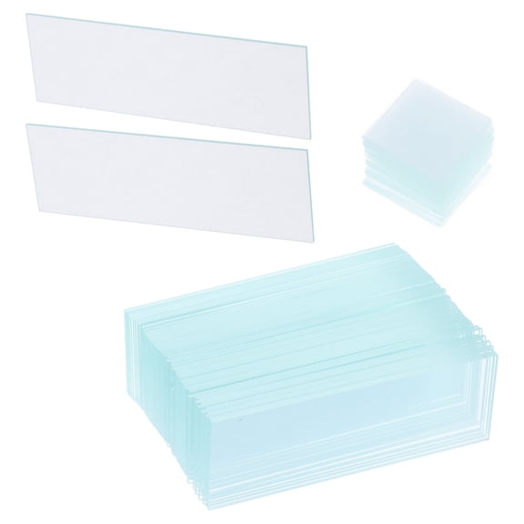 FONDOTIN Microscope Slides and Cover Glasses, Ground Edges, High-Resolution, Suitable for Lab, 300Pcs