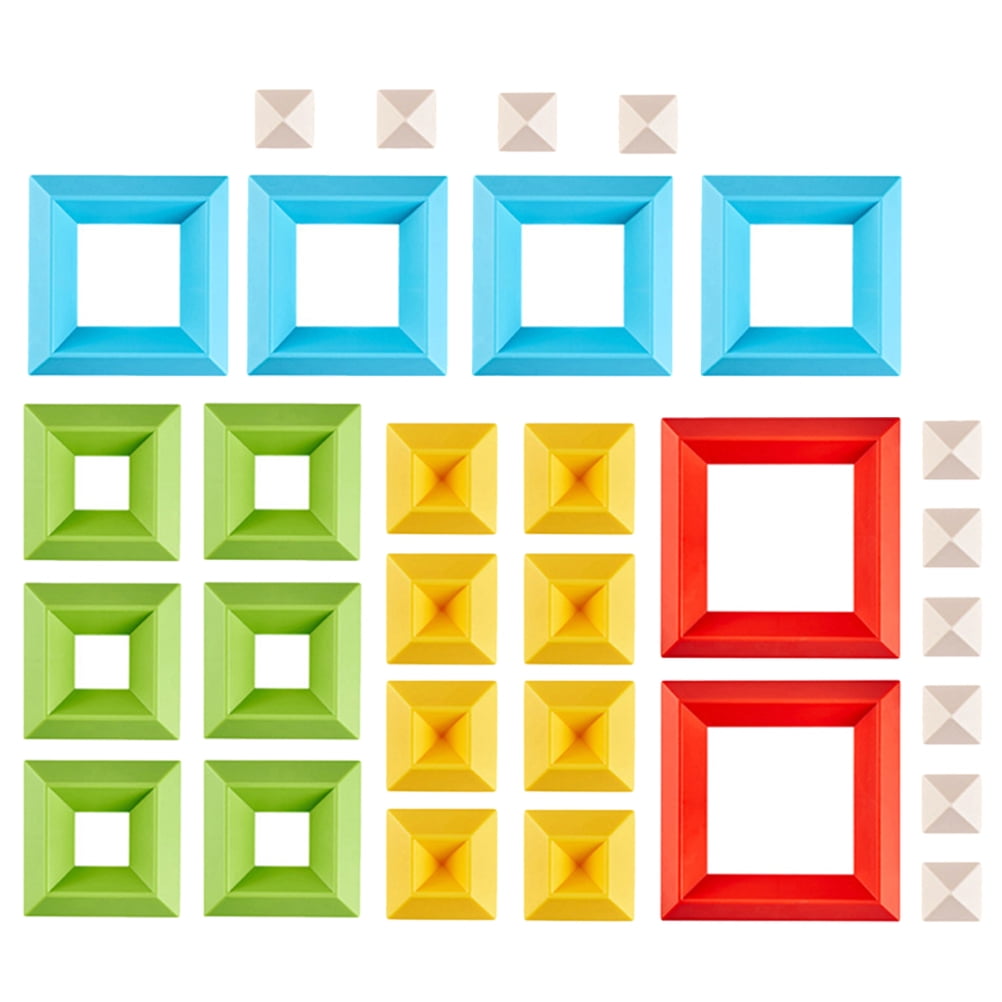 unbranded 30Pcs Building Blocks Toys Colored Stacking Blocks Kids Stacking Toys Early Educational Toys