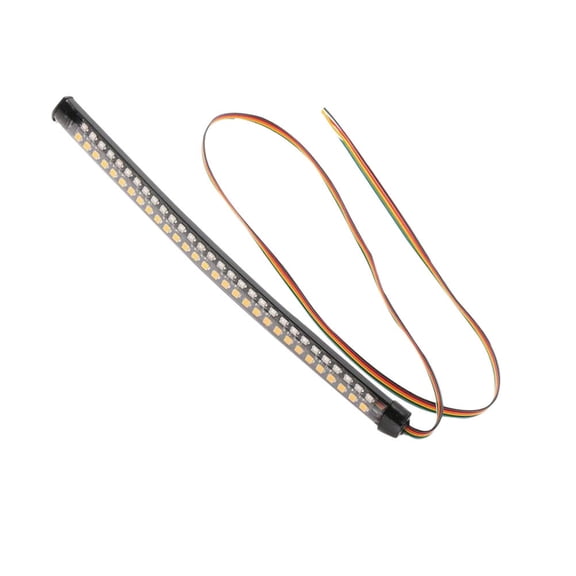 unbranded 30cm Motorcycle Taillight Brake Stop Flashing DRL lamp Turn Signal Motorbike Modified Accessories Black