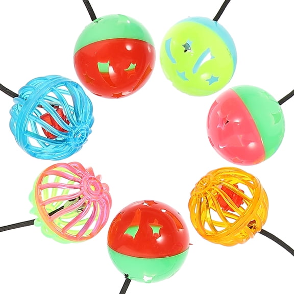 unbranded 35 Pcs Replaceable Reptile Toys Interesting Reptile Bell Balls Household Bearded Dragon Toys