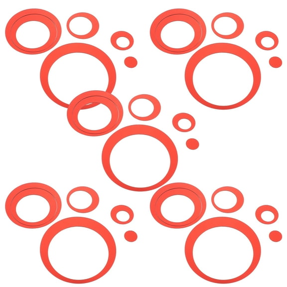 Hemoton 36pcs Circle Mirror Wall Stickers Round Shape Wall Decals for Home Decor
