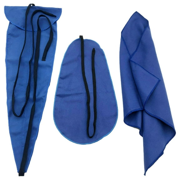 OULII 3Pcs Portable Sax Cleaning Cloth for Alto Saxophone Removes Fingerprints and Stains