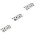thumbnail image 1 of unbranded 3pcs 4 inch Stainless Steel Door Latch Automatic Spring Brushed Texture Gate Latches Bar Latch Safety Door Lock (Silver), 1 of 8